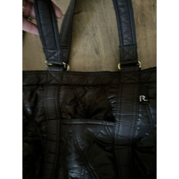 Mammy Roo Diaper Handbag Crossbody Shoulder Bag Black Many Pockets - Picture 10 of 16